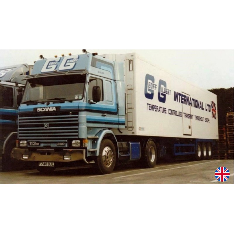 Geoff Gilbert Scania 3-Series With Classic Reefer Trailer Geoff Gilbert Scania 3-Series With Classic Reefer Trailer