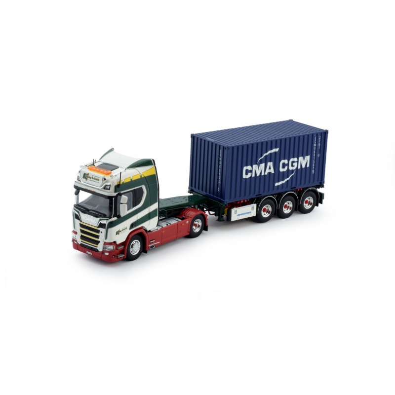 Roby Schmidt Scania Next Gen R-Series Highline With 20FT Container