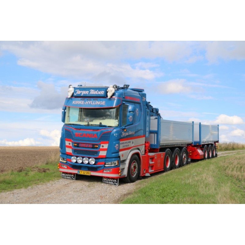 Jorgen Nielsen Scania Next Gen P-Series Hooklift Crane And Container Jorgen Nielsen Scania Next Gen P-Series Hooklift Crane And Container