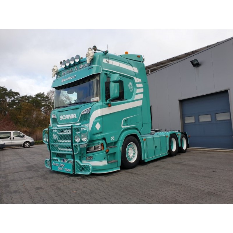 Verbist Scania Next Gen R650 6X2 Sleeper With Curtainside Trailer Verbist Scania Next Gen R650 6X2 Sleeper With Curtainside Trailer