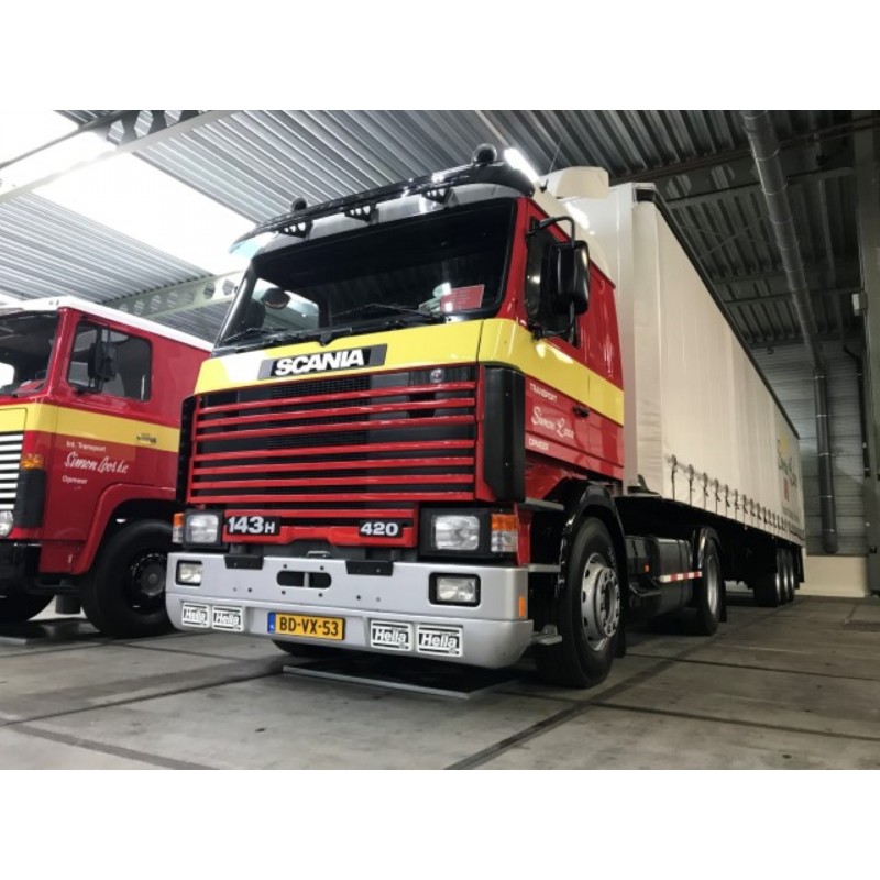 Simon Loos Scania 3-Series 143-420 With 3 Axle Curtainside Trailer Simon Loos Scania 3-Series 143-420 With 3 Axle Curtainside Trailer