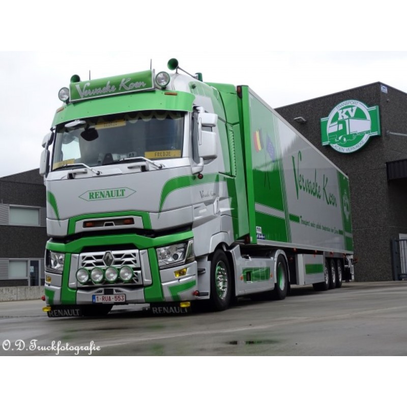 Vervaeke Koen Renault T 4 X 2 With Reefer Trailer Vervaeke Koen Renault T 4 X 2 With Reefer Trailer