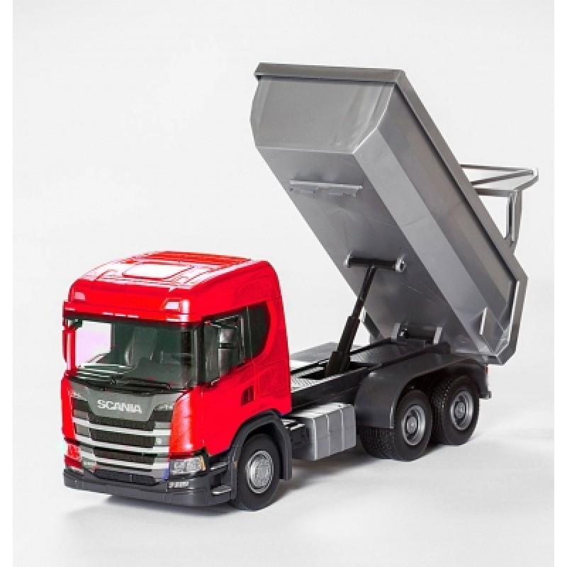 Scania G 500 6X4 Dump Truck - Red 1:25 Scale