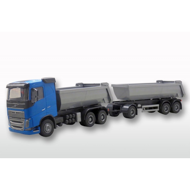 Volvo FH04 Blue Cab New Dump Truck Trailer