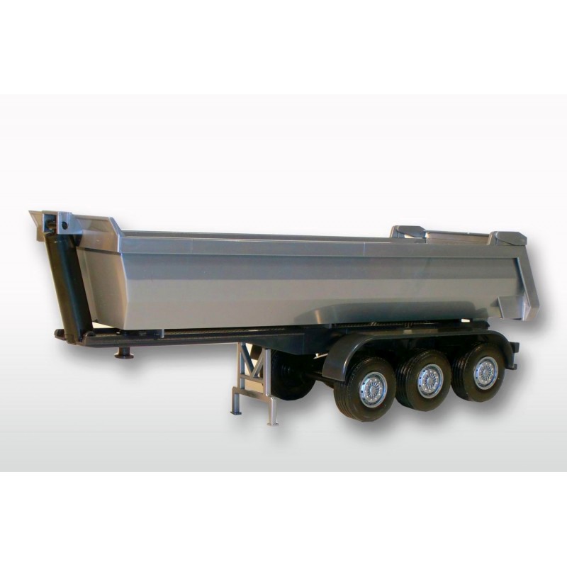 3 Axle Silver Dumper Trailer