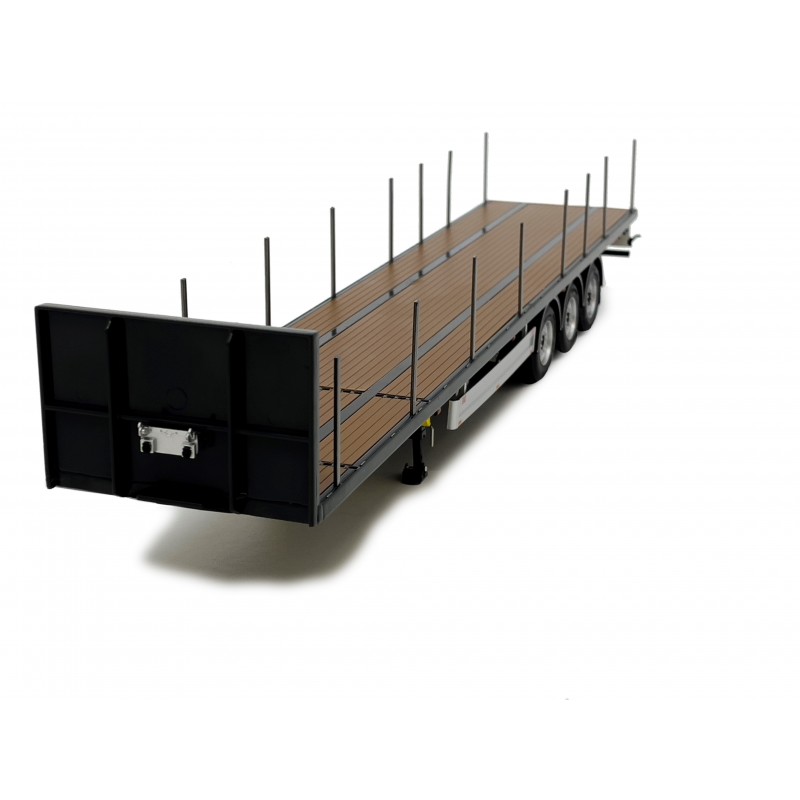 Pacton Flatbed Trailer Black 1:32 Scale