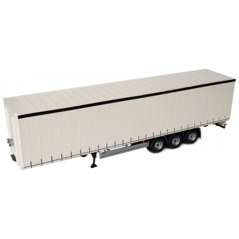 Pacton Curtainsider Trailer White 1:32 Scale