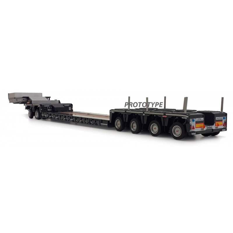 Nooteboom Euro Lowloader Black With Interdolly 1:32 Scale