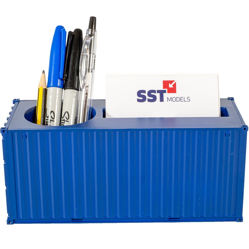 Container Themed Pen Pot 1:35 Scale (Blue) 